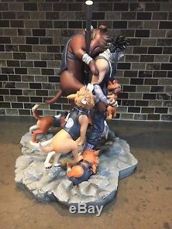 kakashi zabuza figure statue naruto vkh resin rare vs