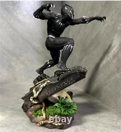 10'' Black Panther Resin Figure Statues Action Figures Model Collectibles Toy