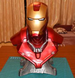 11 Iron Man MK3 Led Eye Figures Tony Strak BIG Statue Resin Bust Model