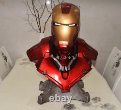 11 Iron Man MK3 Led Eye Figures Tony Strak BIG Statue Resin Bust Model