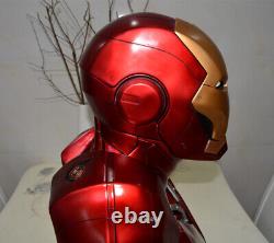 11 Iron Man MK3 Led Eye Figures Tony Strak BIG Statue Resin Bust Model