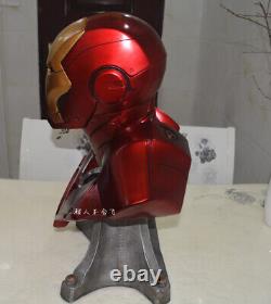 11 Iron Man MK3 Led Eye Figures Tony Strak BIG Statue Resin Bust Model