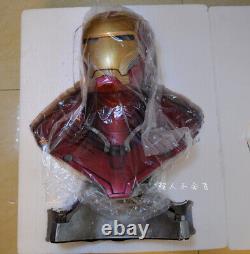 11 Iron Man MK3 Led Eye Figures Tony Strak BIG Statue Resin Bust Model
