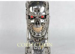 11 Terminator Arnold T2 T800 Skull LED Light Figures Resin Statue Bust Model