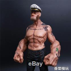 12Popeye 1/6 FIGURE The Sailor Resin Statue Realistic TATTOO BODY Ver