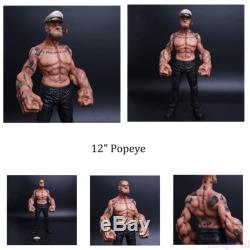12 Headplay Popeye 1/6 FIGURE The Sailor Resin Statue TATTOO BODY Model