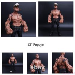 12 Headplay Popeye 1/6 FIGURE The Sailor Resin Statue TATTOO BODY Model