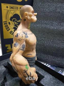 12 Popeye 1/6 FIGURE The Sailor Resin Statue TATTOO BODY Model Withbox Collect