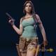 14 Scale Model Kit Lara Croft Unpainted 3d Print Statue Figure NSFW