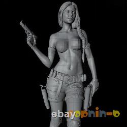 14 Scale Model Kit Lara Croft Unpainted 3d Print Statue Figure NSFW