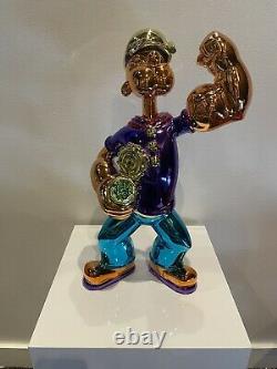 15 POPEYE WYNN SCULPTURE monopoly kaws HAND MADE POP ART STATUE FIGURE