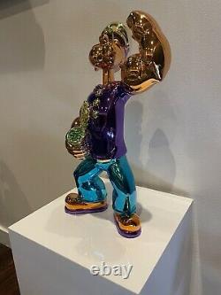 15 POPEYE WYNN SCULPTURE monopoly kaws HAND MADE POP ART STATUE FIGURE