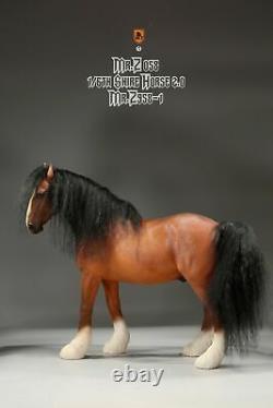 16 Mr. Z MRZ058-1 Shire Horse Animal Figure Statue Model Toy Fit 12'' Figure