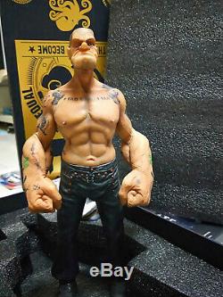 16 Popeye The Sailor Man Strong Statue Figure Resin TATTOO BODY Toy 12in. Doll