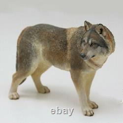 16 Steppe Wolf Resin Figure Model Simulation Animal Wolf Statue Toy Collection