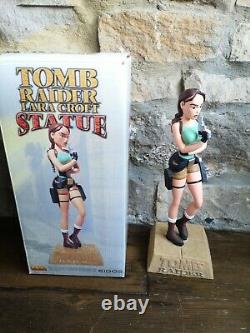 1997 Vintage Tomb Raider Lara Croft Statue By Core Design & Eidos Interactive