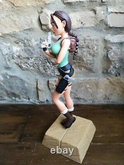 1997 Vintage Tomb Raider Lara Croft Statue By Core Design & Eidos Interactive