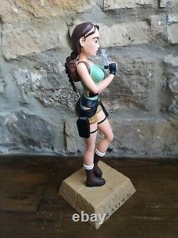 1997 Vintage Tomb Raider Lara Croft Statue By Core Design & Eidos Interactive