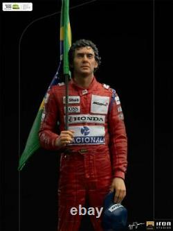 1/10 Iron Studios ASENNA39420-10 Ayrton Senna 1991 Brazilian Grand Prix Statue