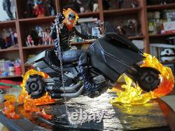 1/10 Scale Iron Studios Ghost Rider Motorcycle Figure Statue Model Limited Gift