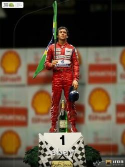1/10th Iron Studios 1991 Brazilian Grand Prix Ayrton Senna Collectible Statue