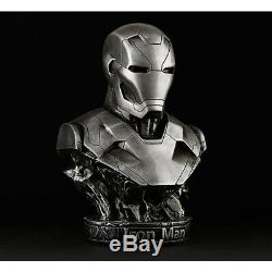 1/2 painted Marvel Avengers Bust Statue Resin Iron Man MK46 Actionfigur