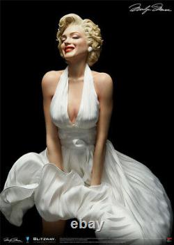 1/4th Marilyn Monroe Statue Figure White Dress Resin Collectible Model Toy