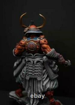 1/6 Ancient Warrior Japanese Red Samurai Resin Model Kit Unpainted Figure Statue