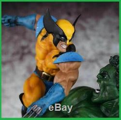 1/6 Anime Superhero X-Men Hulk Vs Wolverine Statue Action Figure