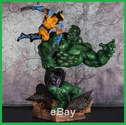 1/6 Anime Superhero X-Men Hulk Vs Wolverine Statue Action Figure