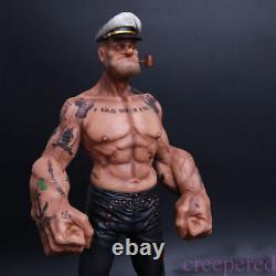 1/6 Headplay Popeye 12The Sailor Resin Statue Tattoo Figure Body Model