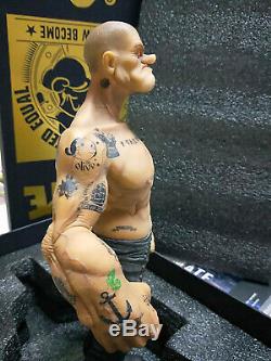 1/6 Hot Sale Popeye The Sailor Man Resin Statue Figure Toy TATTOO BODY Model