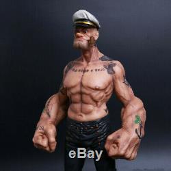 1/6 Popeye The Sailor Resin Statue Realistic TATTOO BODY Ver. Action Figure New
