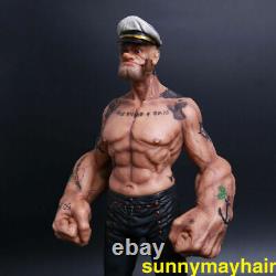 1/6 Scale 12inches Popeye Tattoos Popeye the Sailor Action Figure Statue Model