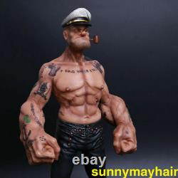 1/6 Scale 12inches Popeye Tattoos Popeye the Sailor Action Figure Statue Model