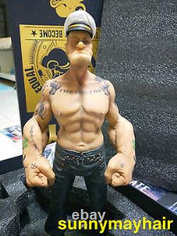 1/6 Scale Popeye Tattoos Popeye the Sailor 12inches Action Figure Statue Model
