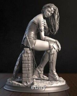 1/6 Wonder Women Action Figure Unpainted Gal Gadot Statue Model Kit 3D Printing