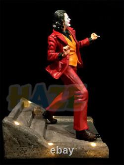 2019 Joker Joaquin Phoenix Authur Fleck Figure Statue Light Gift New