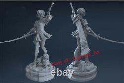 2B Girl Unpainted 15cm H Model Kit Unassembled 3D Printing Garage Kit GK Statue