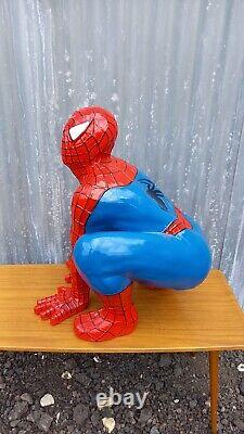 2 ft Spiderman Crouching Resin Display Statue Man Cave