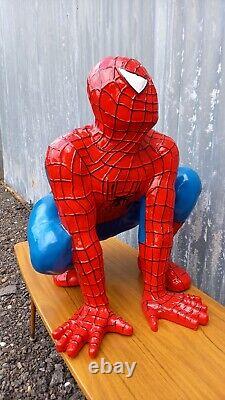 2 ft Spiderman Crouching Resin Display Statue Man Cave