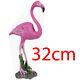 32cm Flamingo Figure Wild Bird Decoration Home Office Animal Polyresin Statue