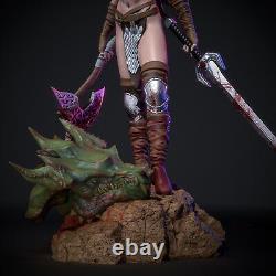 3D Print Red Sonja V3 Grey Or Painted Custom Resin Statue DC Marvel