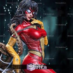 3D Print -Spider Woman Standing- Grey Or Painted -Custom Resin Statue -DC Marvel