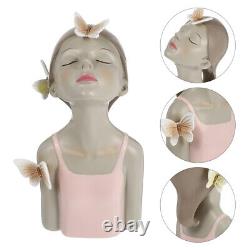 3 PCS Desktop Small Sculpture Resin Figure Decorative Statue Girl Figurines