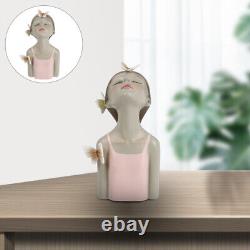 3 PCS Desktop Small Sculpture Resin Figure Decorative Statue Girl Figurines