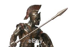 ACHILLES vs HECTOR Battle of Troy Warrior Statue Sculpture Figure Bronze Finish