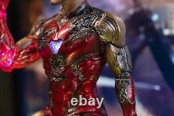 AVG4 Iron Man MK85 Action Figure GK Polystone Painted Statue with Light