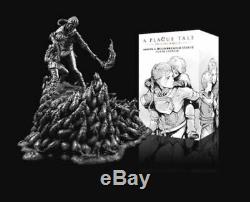 A Plague Tale Amicia & Hugo Rat Attack Premium Silver Statue Figure Edition 23CM