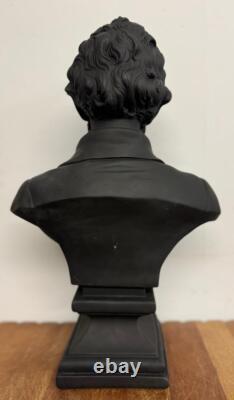 Abraham Lincoln Bust USA President Black Colour Statue Figure Sculpture 45cm